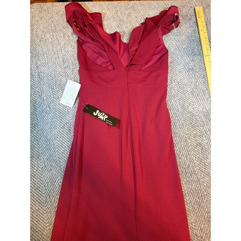 NEW Jump Apparel Nordstrom Evening Floor Length Long Red Prom Business Size 3/4